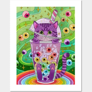BOBA CAT Posters and Art
